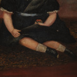 Small 19th Century Naïve Oil on Canvas
