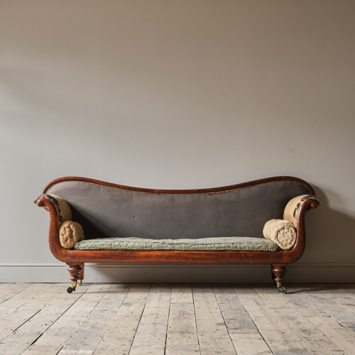 Large 19th century country house sofa c1840