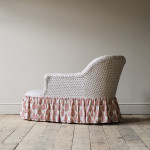 Mid 19th Century Chaise Longue in Titley & Marr Printed Cotton