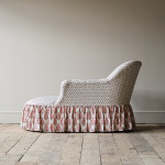 Mid 19th Century Chaise Longue in Titley & Marr Printed Cotton