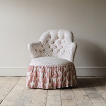 Mid 19th Century Chaise Longue in Titley & Marr Printed Cotton