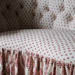 Mid 19th Century Chaise Longue in Titley & Marr Printed Cotton