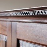 George III Mahogany Linen Press