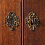 George III Mahogany Linen Press