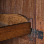 George III Mahogany Linen Press