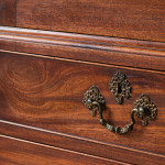 George III Mahogany Linen Press