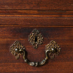 George III Mahogany Linen Press