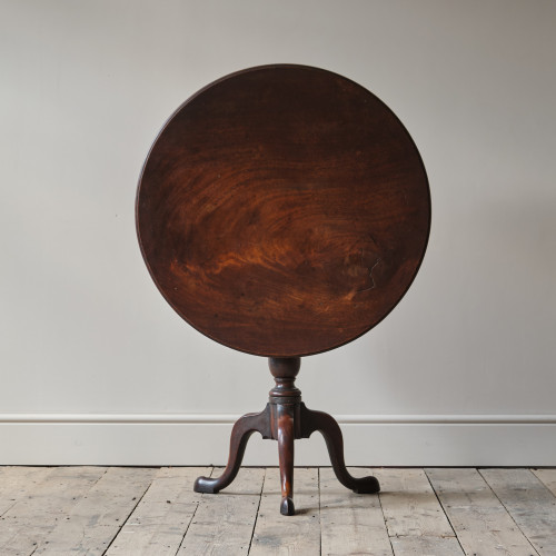 George III Mahogany Birdcage Tripod Table
