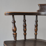 19th Century Elm Smokers Bow Windsor Chair