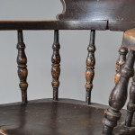 19th Century Elm Smokers Bow Windsor Chair