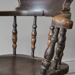 19th Century Elm Smokers Bow Windsor Chair