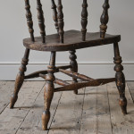 19th Century Elm Smokers Bow Windsor Chair