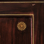 Regency Pine Chiffonier in Simulated Rosewood Paint