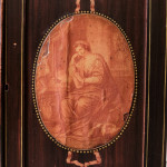 Regency Pine Chiffonier in Simulated Rosewood Paint