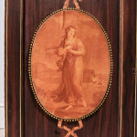 Regency Pine Chiffonier in Simulated Rosewood Paint