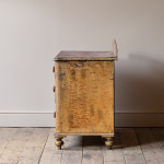 Antique Pine Chest Of Drawers In Original Paint
