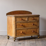 Antique Pine Chest Of Drawers In Original Paint