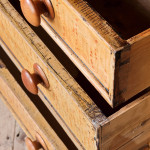 Antique Pine Chest Of Drawers In Original Paint