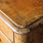 Antique Pine Chest Of Drawers In Original Paint