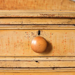 Antique Pine Chest Of Drawers In Original Paint