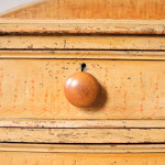 Antique Pine Chest Of Drawers In Original Paint