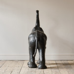 Large mid 20th century leather elephant
