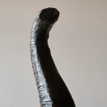 Large mid 20th century leather elephant