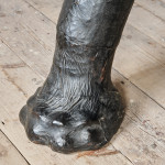 Large mid 20th century leather elephant
