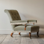 Mid 19th century Gillows Open Armchair.