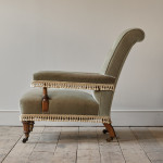 Mid 19th century Gillows Open Armchair.