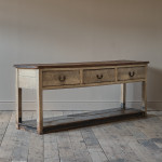 Georgian Pine Pot Board Dresser Base in Original Paint