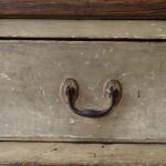Georgian Pine Pot Board Dresser Base in Original Paint