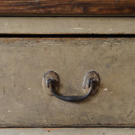 Georgian Pine Pot Board Dresser Base in Original Paint