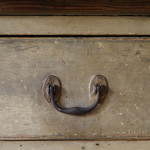 Georgian Pine Pot Board Dresser Base in Original Paint