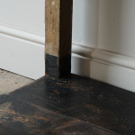 Georgian Pine Pot Board Dresser Base in Original Paint