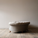Howard & Sons Crescent Chesterfield Sofa c1850