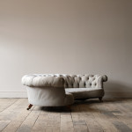 Howard & Sons Crescent Chesterfield Sofa c1850