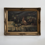 Large 19th century Dutch Still Life Dead Game painting