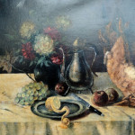 Large 19th century Dutch Still Life Dead Game painting