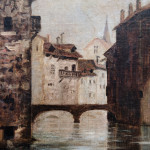 19th Century French Oil on Canvas