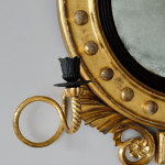 Regency Gilt Convex Mirror c1820
