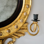 Regency Gilt Convex Mirror c1820