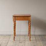 Antique 19th Century Satin Birch side or Writing Table c1870