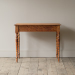 Antique 19th Century Satin Birch side or Writing Table c1870
