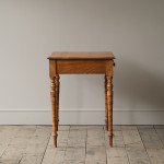 Antique 19th Century Satin Birch side or Writing Table c1870