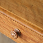 Antique 19th Century Satin Birch side or Writing Table c1870