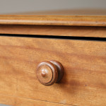 Antique 19th Century Satin Birch side or Writing Table c1870