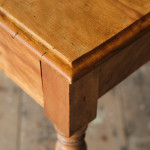 Antique 19th Century Satin Birch side or Writing Table c1870