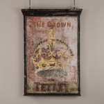 Large Vintage Double Side Tetley Pub Sign
