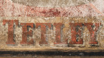 Large Vintage Double Side Tetley Pub Sign